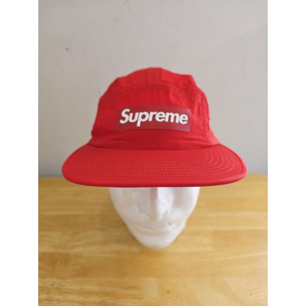 Supreme Red Runner 5 Panel Hat Cap Medium - image 1